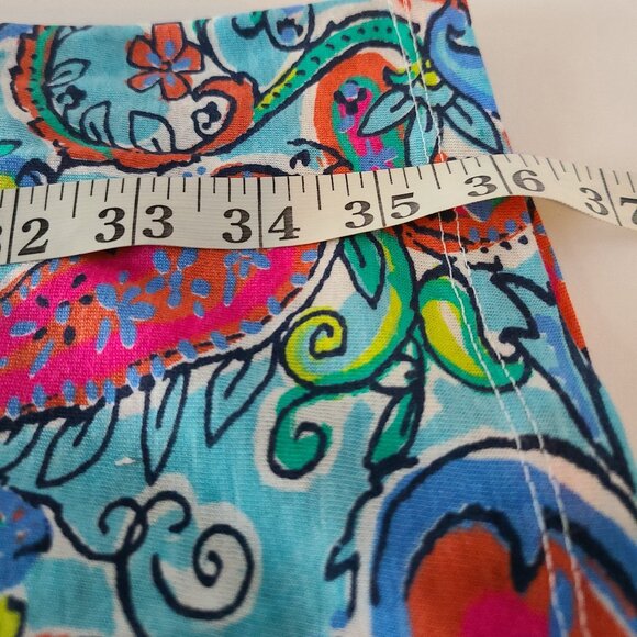 KIWI FRESH KEYHOLE TOP -BOLD PAISLEY-SLEEVELESS MIDI SUMMER DRESS -BOHO -MEDIUM - Picture 5 of 11